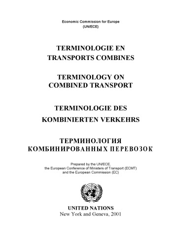 Terminology on Combined Transport (English-French-German-Russian).