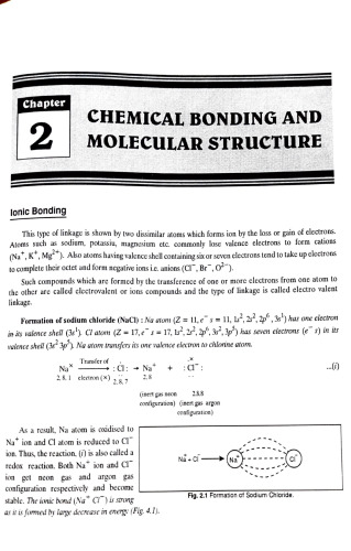 Modern College Chemistry Chemical Bonding Part 1