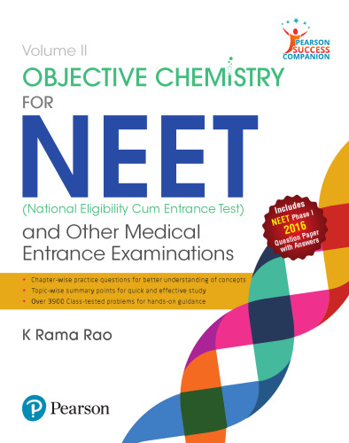 Objective Chemistry for NEET and Other Medical Entrance Examinations Vol I