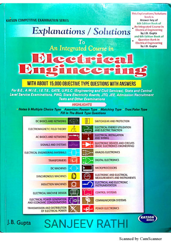 Explanations/Solutions to An Integrated Course in Electrical Engineering