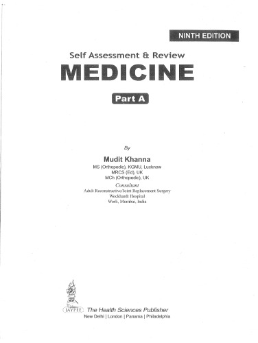 Self Assessment and Review: Medicine