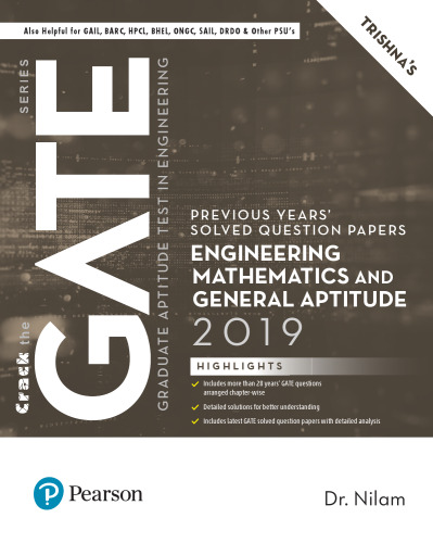 GATE 2019 Engineering Mathematics and General Aptitude Previous Years' Solved Question Papers