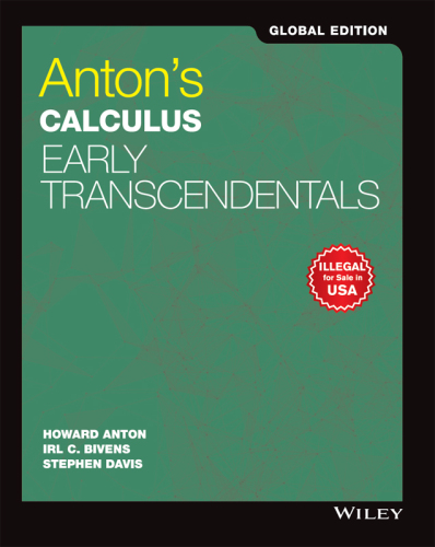 Anton's Calculus: Early Transcendentals, 11ed, Global ed