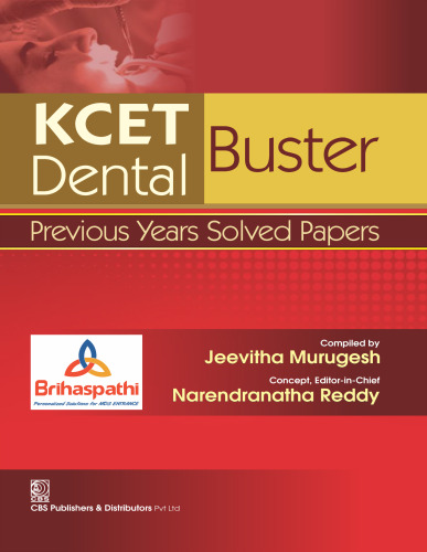 KCET Dental Buster Previous Years Solved Papers