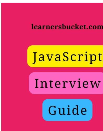 JavaScript Interview Guide