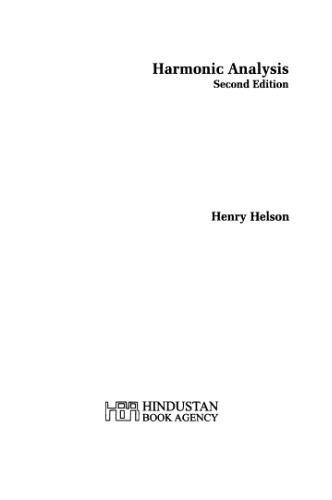 Harmonic Analysis
