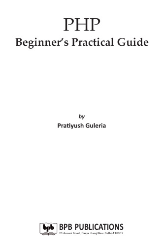 PHP Beginner's Practical Guide