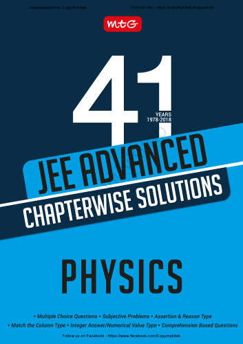 MTG 41 years JEE Advanced Chapterwise Physics