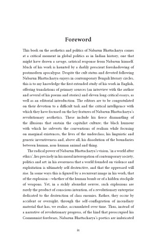 Nabarun Bhattacharya: Aesthetics and Politics in a World aft er Ethics