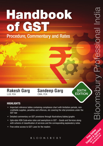 Handbook of GST: Procedure, Commentary and Rates