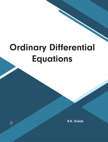 Ordinary Differential Equations