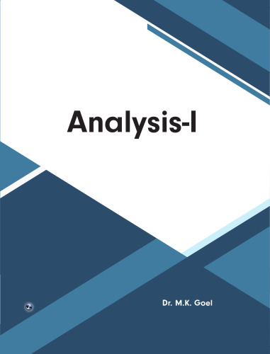 Analysis–I