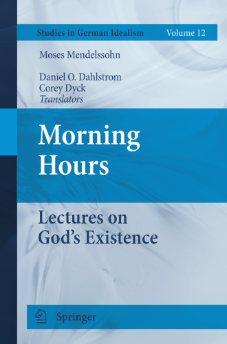 Morning Hours: Lectures on God's Existence