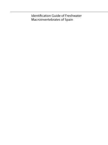 Identification Guide of Freshwater Macroinvertebrates of Spain