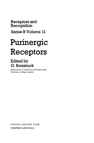 Purinergic Receptors