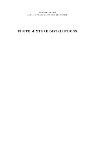 Finite Mixture Distributions