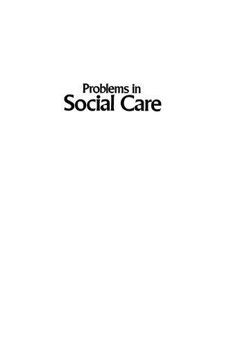 Problems in Social Care