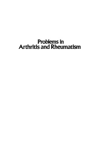 Problems in Arthritis and Rheumatism