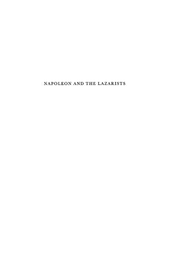 Napoleon and the Lazarists