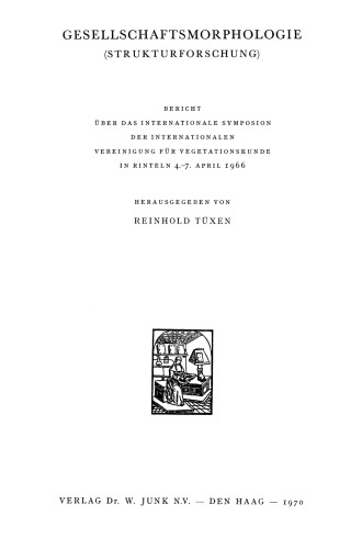 Gesellschaftsmorphologie: Strukturforschung