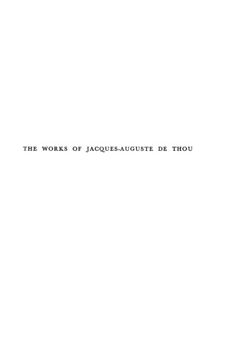 The Works of Jacques-Auguste de Thou