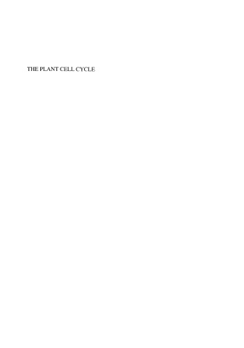 The Plant Cell Cycle
