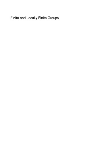 Finite and Locally Finite Groups