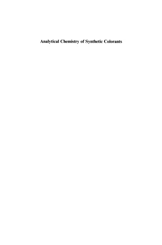 Analytical Chemistry of Synthetic Colorants