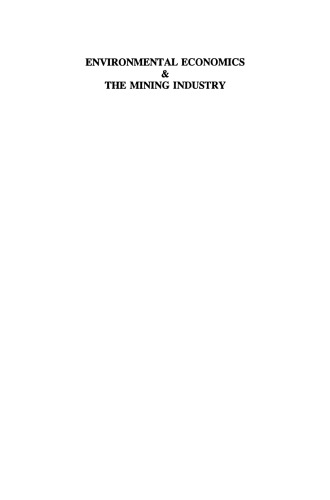 Environmental Economics & the Mining Industry