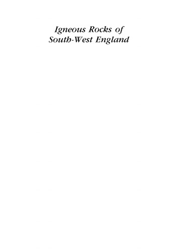 Igneous Rocks of South-West England