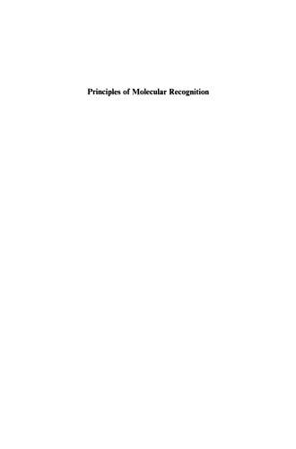 Principles of Molecular Recognition