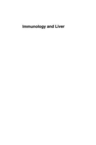 Immunology and Liver