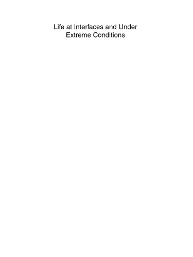 Life at Interfaces and Under Extreme Conditions: Proceedings of the 33rd European Marine Biology Symposium, held at Wilhelmshaven, Germany, 7–11 September 1998