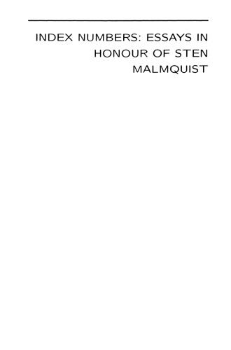 Index Numbers: Essays in Honour of Sten Malmquist