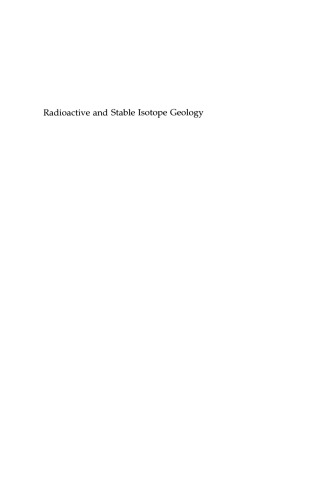 Radioactive and Stable Isotope Geology