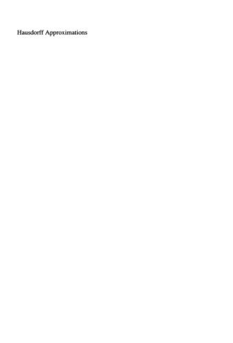 Hausdorff approximations