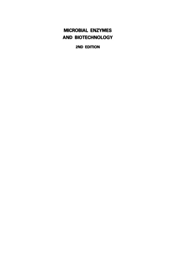 Microbial Enzymes and Biotechnology