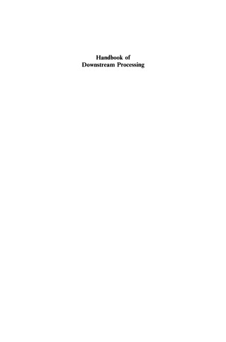 Handbook of Downstream Processing