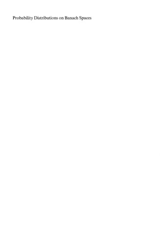 Probability Distributions on Banach Spaces