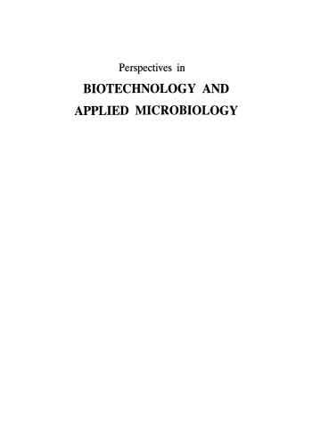 Perspectives in Biotechnology and Applied Microbiology