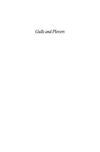 Gulls and Plovers: The Ecology and Behaviour of Mixed~Species Feeding Groups