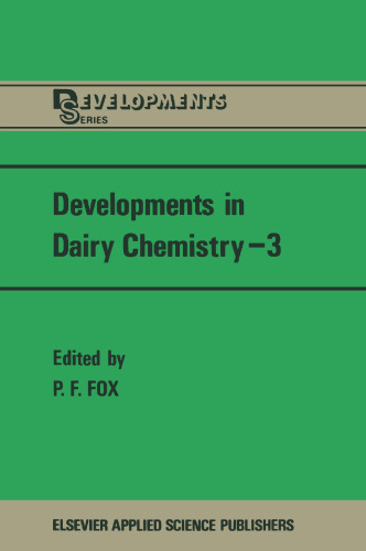 Developments in Dairy Chemistry—3: Lactose and Minor Constituents
