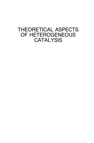 Theoretical Aspects of Heterogeneous Catalysis