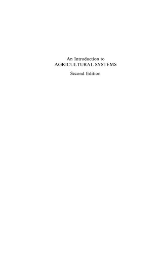 An Introduction to Agricultural Systems