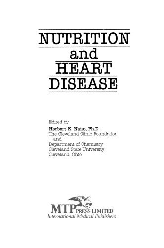 Nutrition and Heart Disease