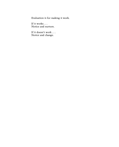 Program Evaluation: A Practitioner’s Guide for Trainers and Educators