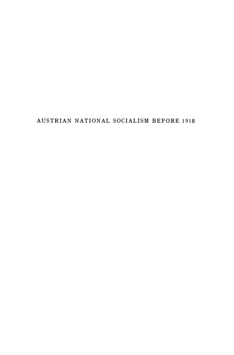 Austrian National Socialism before 1918