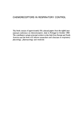 Chemoreceptors in Respiratory Control