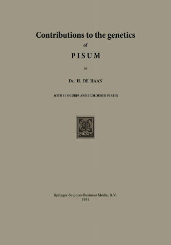 Contributions to the Genetics of PISUM