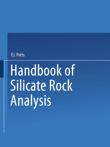 A Handbook of Silicate Rock Analysis